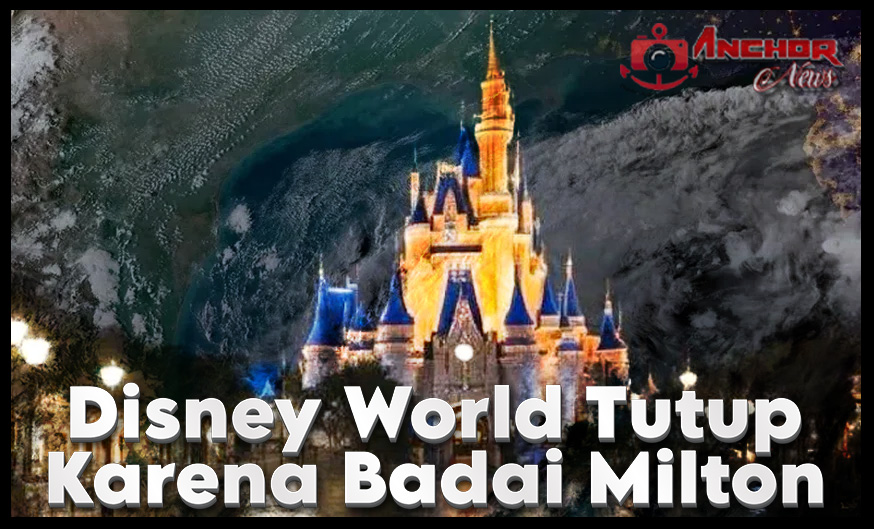 Diterjang Badai Milton Bandara dan Disney Land Florida Tutup