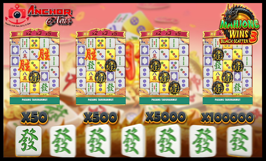 Skema Bonus Scatter Hitam Mahjong Wins 3 Black Scatter