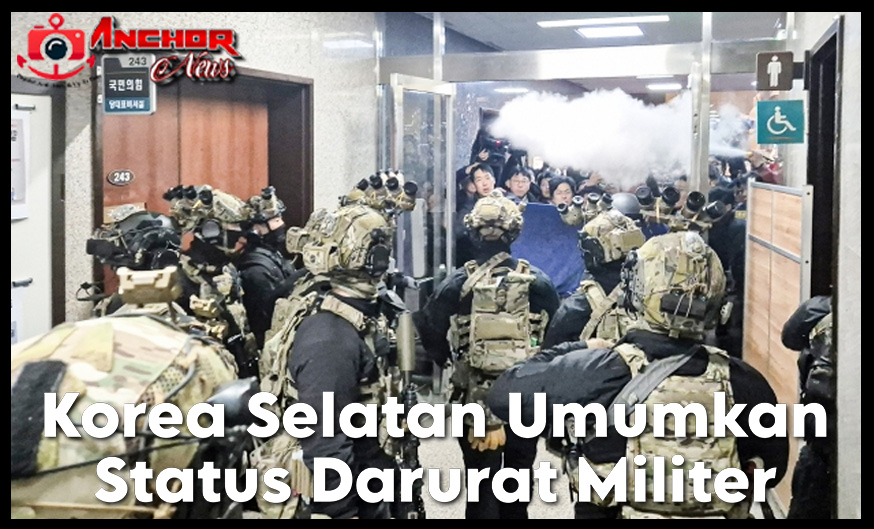 Korea Selatan Umumkan Status Darurat Militer Malam Ini! Kenapa?