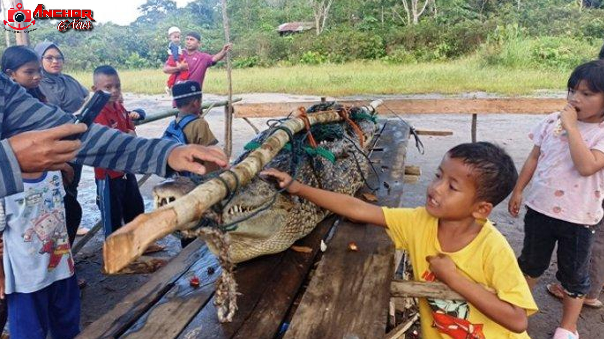 Berkat Keberanian Ibu Riau, Anak Selamat dari Serangan Buaya